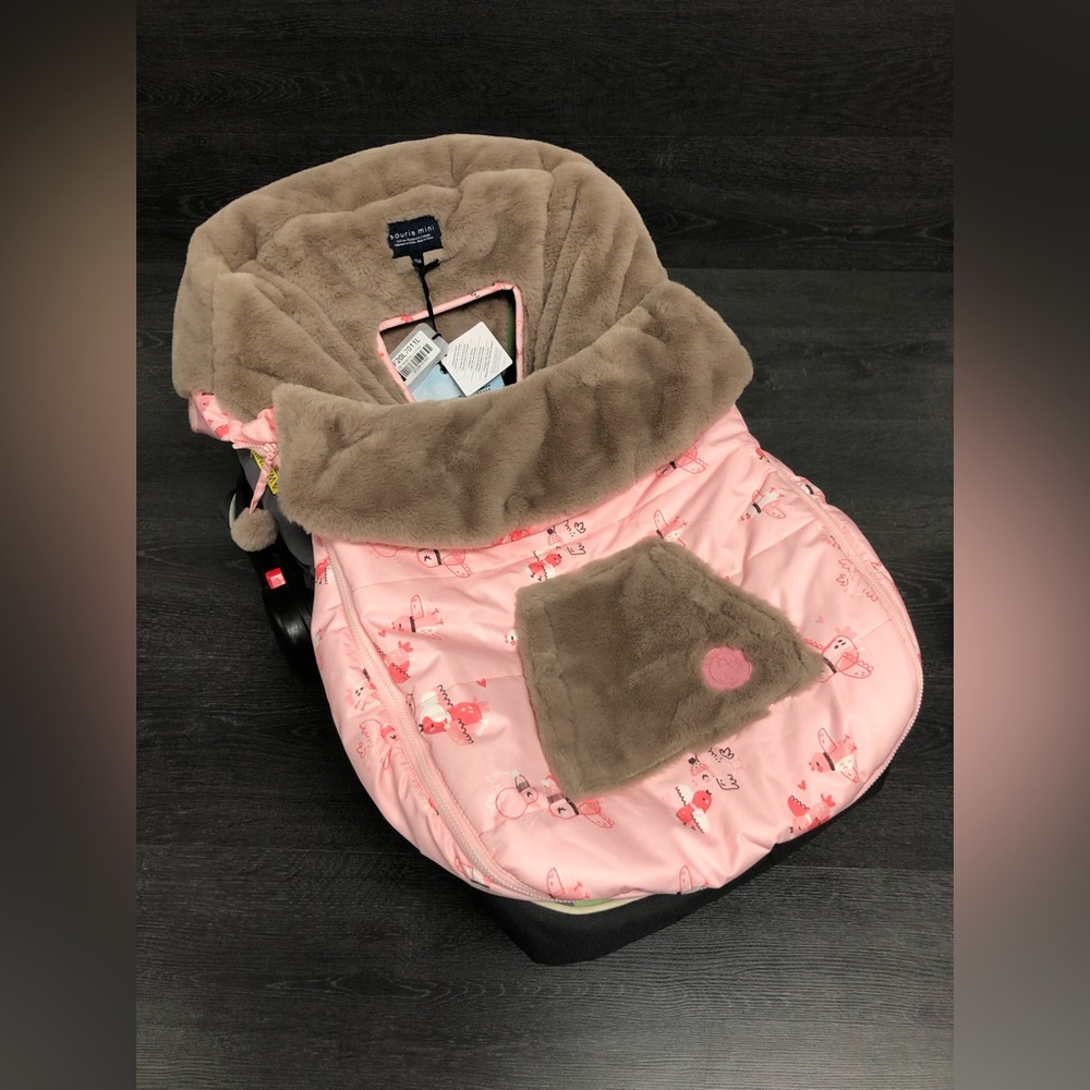 Winter car seat cover - newborn